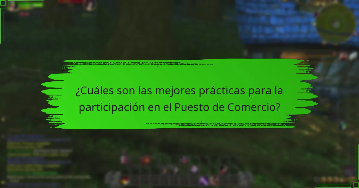 ¿Qué herramientas pueden mejorar el rendimiento del Puesto de Comercio?