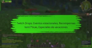 Twitch Drops: Eventos estacionales, Recompensas temáticas, Especiales de vacaciones