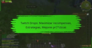 Twitch Drops: Maximizar recompensas, Estrategias, Mejores prácticas